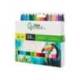 Rotuladores Liderpapel Jumbo caja de 24 colores