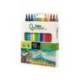 Rotulador Liderpapel fino lavable caja de 12 colores