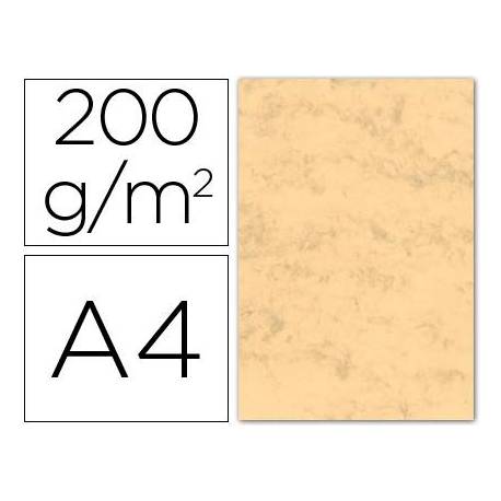 Cartulina marmoleada DIN A4 color Ocre