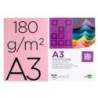 Cartulina Liderpapel color rosa a3 180 g/m2