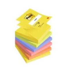 Bloc de notas adhesivas Z-Notes Post-it ®. Colores surtidos