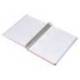 CUADERNO ESPIRAL LIDERPAPEL A5 MICRO PAPERCOAT TAPA FORRADA 140H 75 GR CUADRO5MM 5 BANDAS 6 TALADROS ROJO