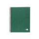 CUADERNO ESPIRAL LIDERPAPEL A5 MICRO PAPERCOAT TAPA FORRADA 140H 75 GR CUADRO5MM 5 BANDAS 6 TALADROS VERDE