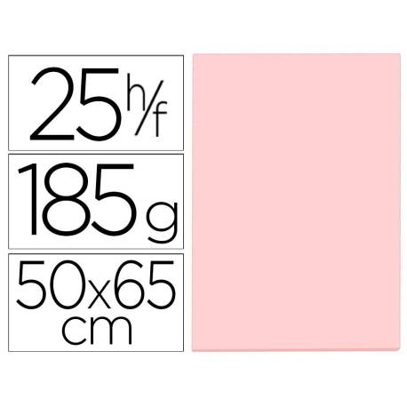 Cartulina Guarro rosa 500 x 650 mm de 185 g/m2