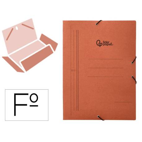 Carpetas de gomas carton Liderpapel