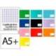 LIBRETA LIDERPAPEL SMART A5 PLUS 32H 75GR APAISADO CUADRO 4 MM CON MARGEN COLORES SURTIDOS