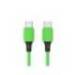 CABLE USB-C A USB-C Q-CONNECT PVC LONGITUD 2M VERDE