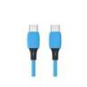 CABLE USB-C A USB-C Q-CONNECT PVC LONGITUD 2M AZUL