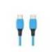CABLE USB-C A USB-C Q-CONNECT PVC LONGITUD 1M AZUL