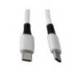 CABLE USB-C A USB-C Q-CONNECT PVC LONGITUD 2M BLANCO
