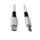 CABLE USB-C A USB-C Q-CONNECT PVC LONGITUD 1M BLANCO