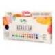 ACUARELA LIDERPAPEL 24 COLORES CON PINCEL ESTUCHE METALICO