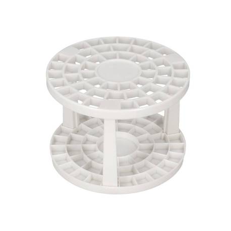 SOPORTE PARA PINCELES LIDERPAPEL DE PLASTICO 46 AGUJEROS 14,5X14,5X10 CM