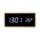 RELOJ Q-CONNECT SOBREMESA DIGITAL CON TEMPERATURA 150X45X70MM