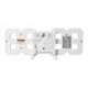 RELOJ Q-CONNECT DE PARED DIGITAL CON TEMPERATURA 3 ALARMAS CONTROL DE SONIDO 220X40X87 MM