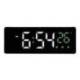 RELOJ Q-CONNECT SOBREMESA DIGITAL CON TEMPERATURA 3 ALARMAS CONTROL DE VOZ 160X60X25MM