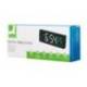 RELOJ Q-CONNECT SOBREMESA DIGITAL CON TEMPERATURA 3 ALARMAS CONTROL DE VOZ 160X60X25MM