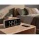 RELOJ Q-CONNECT DE PARED Y SOBREMESA DIGITAL CON TEMPERATURA Y MANDO A DISTANCIA 387X32X130 MM