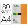 Papel color Liderpapel color naranja A4 80 g/m2 100 hojas