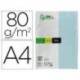 Papel color Liderpapel Color celeste A4 80 g/m2 100 hojas