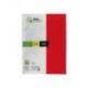 Papel color Liderpapel color rojo A4 80g/m2 100 hojas