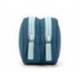 ESTUCHE PORTATODO LIDERPAPEL DUO 3 CREMALLERAS CON BOLSILLOFRONTAL AZUL OSCURO 220X90X70 MM