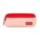 ESTUCHE PORTATODO LIDERPAPEL DUO 3 CREMALLERAS CON BOLSILLOFRONTAL ROSA 220X90X70 MM