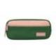 ESTUCHE PORTATODO LIDERPAPEL DUO 2 CREMALLERAS CON BOLSILLOFRONTAL VERDE MILITAR 220X90X50 MM