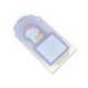 BLOC NOTAS ADHESIVAS IMAGINOVO BUNNY CON SOPORTE 20 HOJAS MORADO 60X125 MM