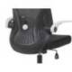 SILLA Q-CONNECT OFICINA TERNI MALLA ALT MAX 1050 MM ANC 500 MM PROF 480 MM COLOR NEGRO CUERPO NEGRO