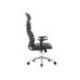 SILLA Q-CONNECT DIRECCION AUREA SIMILPIEL ALT MAX 1400 MM ANC 520 MM PROF 510 MM RUEDAS PREMIUM NEGRO