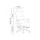 SILLA Q-CONNECT DIRECCION AUREA SIMILPIEL ALT MAX 1400 MM ANC 520 MM PROF 510 MM RUEDAS PREMIUM GRIS