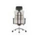 SILLA Q-CONNECT DIRECCION AUREA SIMILPIEL ALT MAX 1400 MM ANC 520 MM PROF 510 MM RUEDAS PREMIUM GRIS