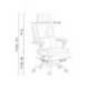 SILLA Q-CONNECT DIRECCION REGGIO MALLA ALT MAX 1300 MM ANC 520 MM PROF 480 MM RUEDAS PREMIUM COLOR NEGRO