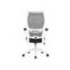 SILLA Q-CONNECT OFICINA CATANIA MALLA ALT MAX 1230 MM ANC 510 MM PROF 490 MM RUEDAS PREMIUM COLOR NEGRO BLANCO