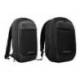 MOCHILA ANTARTIK SLIM 3 COMPARTIMENTOS COLOR NEGRO 450X150X330 MM
