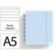 CUADERNO INGENIOX FOAM A5 80H RAYADO HORIZONTAL AZUL PASTEL