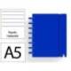 CUADERNO INGENIOX FOAM A5 80H RAYADO HORIZONTAL AZUL OSCURO
