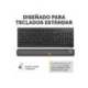 REPOSAMUÑECAS FELLOWES PARA TECLADO BREYTA NEGRO 480X70X25 MM