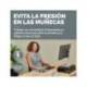 ALFOMBRILLA PARA RATON FELLOWES CON REPOSAMUÑECAS BREYTA AZUL 250X210X25 MM