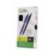 BOLIGRAFO LIDERPAPEL PUNTA 1 MM RETRACTIL CON CLIP ACABADO SOFT TOUCH TINTA NEGRA CUERPONEGRO
