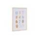 PIZARRA BLANCA BI-OFFICE MAGNETICA ACERO LACADO BLANCO MARCO DE MADERA CON NUMEROS PARA NIÑOS 600X450 MM