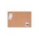 TABLERO CORCHO SIN MARCO BI-OFFICE ECO DOBLE CARA CON GOMA EVA NEGRA 600X400 MM