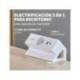REGLETA FELLOWES SOBREMESA 1 TOMA + USB A + USB C COLOR BLANCO