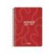 AGENDA ESCOLAR LIDERPAPEL 26-27 ESPIRAL CLASSIC 2 DIAS PAGINA A5 BILINGUE 70G PAPEL FSC ROJO