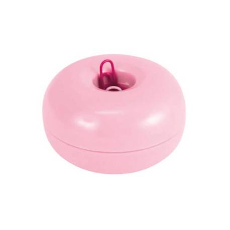PORTACLIPS IMAGINOVO IMANTADO 28MM CON 150 CLIPS ROSA
