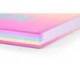 CUADERNO ESPIRAL MILAN COLECCION SUNSET DIN A4 TAPA DURA 90 HOJAS 95 GR CUADRICULA 5 MM ROSA
