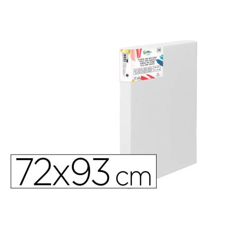 BASTIDOR 3D EXTRAGRUESO LIDERPAPEL 30F GRAPADO PARTE TRASERA ALGODON 100% 72X93 CM GRAMAJE 380G/M2 CERTIFICADO