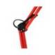 LAMPARA DE ESCRITORIO Q-CONNECT POLARIS METALICA CONINTERRUPTOR BRAZO DOBLE 3 ARTICULACIONES COLOR ROJO
