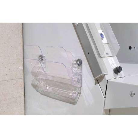 EXPOSITOR DE MURAL DURABLE FLEXIPLUS A4 HORIZONTAL DOBLE MAGNETICO TRANSPARENTE